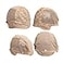 Furun Double Lace Wig Cap for Making Wigs with Adjustable Straps on the Back Swiss Lace Hairnet Small 215inch Beige