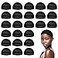 MYKURS Black Wig Caps for Women Stocking Cap for Wigs Hair Cap for Wigs 24 PCS