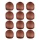 YANTAISIYU 12 Pieces Stocking Wig Caps for Lace Front Wigs Nylon Mesh Wig Cap for Women Dark Brown