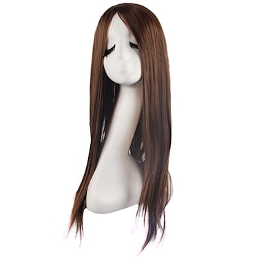 MapofBeauty 28 Inch70cm Women Special Natural Long Straight Wig Brown