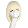 MapofBeauty 12 Inch30cm Fashion Lady Short Straight Flat Bangs Bob Wig Light Blonde