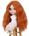 Linfairy Wigs Only 910 inch Doll Wig Long Hair for 2427cm Head Carrot