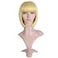 MapofBeauty 12 Inch30cm Fashion Lady Short Straight Flat Bangs Bob Wig Blonde