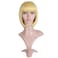 MapofBeauty 12 Inch30cm Fashion Lady Short Straight Flat Bangs Bob Wig Blonde