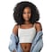 Sensationnel Curls Kinksandco Half Wig Game Changer Synthetic Instant Weave Updo Full Cap for Natural 3C to 4C Hair Textures 2 DARKBROWN