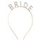 Framendino Bride Headband Gold Rhinestone Sparkling Crystal Elegant Bridal Crown Bachelorette Headbands for Wedding Party