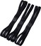 Shappy 3 Pieces DoubleStraps Sport Headbands Elastic Hairband NonSlip Sweatband for Women or MenBlack