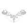 Mameloly Wedding Bands for Women Curved Marquise Round Silver Dainty Stackable Cubic Zirconia CZ V Shaped Engagement Rings for Her Size 6