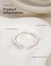 Mameloly Wedding Bands for Women Open Stackable CZ Cubic Zirconia Engagement Rings for Her Size 7
