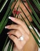 Rinfit Silicone Wedding Bands for Women Rubber Wedding Band Oversized Oval WhiteMetal Rose Gold Size 7