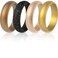 ThunderFit Silicone Wedding Bands for Women Dome Unique Anniversary Rings 55mm Wide 2mm Thick 1234567812 Variety Multipack Pack C Size 657 1735mm