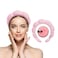 BERIENS Spa Headband Pink Soft and Plush Material One Size Hair Accessory for Skincare Makeup Spa Pool Trendy Gift for Friends or Bridesmaid