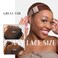 Dreamlover Wide Wig Grip Band for Lace Front Wigs Velvet Wig Grip Band with Adjustable Hook Loop Fastener Nude 1 Pieces