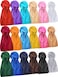 Geyoga 18 Pcs Silky Durag Headwraps Dorag for Men Women Waves Durags Pack with Long Tail and Wide Straps 18 ColorsMixed Color