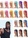 Geyoga 18 Pcs Silky Durag Headwraps Dorag for Men Women Waves Durags Pack with Long Tail and Wide Straps 18 ColorsMixed Color