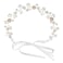 Utaly BridalHeadband Wedding HairAccessory Elegant Pearl Headband with Crystal Beads for Wedding Hairband Bridesmaid