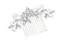 SAMKY Bridal Bridesmaid Flower Girl Pearl Rhinestones Prom Wedding Tiara Comb T1046