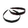 Parcelona French Wide 34 Shell Brown and Black Celluloid Set of 2 Headbands for Women