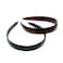 Parcelona French Wide 34 Shell Brown and Black Celluloid Set of 2 Headbands for Women