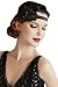 BABEYOND 1920s Flapper Headband Crystal Great Gatsby Headpiece Vintage 20s Flapper Gatsby Accessories Style2