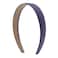Motique Accessories 1 Inch Satin Hard Headband for Women and Girls Deep Lilac