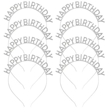 inSowni 8 Pack Sparkling Rhinestone Silver Metal Headbands Hair Bands Hair Accessories