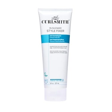 CURLSMITH InShower Style Fixer Strong Hold Gel for Curls HumidityProof Curl Styler For All Curl Types Vegan Cruelty Free 8 oz