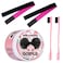 Goiple Edge Control Wax for Women Strong Hold Nongreasy Edge Smoother Strawberry Scent 4oz Edge Control Wax Edge Brushes2 Pink Elastic Bands2