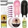 Goiple Extra Hold Braiding Kit Smoothing Gel for Twists Locs Braids Cornrows High Shine Long Lasting Braid Mousse Foam and Bonnet Tool