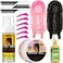Goiple Extra Hold Braiding Kit Smoothing Gel for Twists Locs Braids Cornrows High Shine Long Lasting Braid Mousse Foam and Bonnet Tool