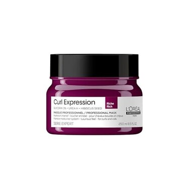 L'OrÃal Professionnel LOral Professionnel Paris Curl Expression Rich Mask For Curly and Coily Hair Provides Intense Hydration Curl Definition With Glycerin