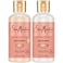 Shea Moisture SheaMoisture Curl Shine Shampoo Conditioner TravelSize Coconut Hibiscus Curly Hair Products for Shine Frizz Control 32 Oz Ea 2 Piece Set