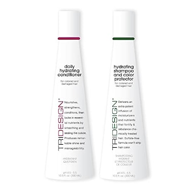 TRIDESIGN TRI Design Hydrating Shampoo Conditioner Set Sulfate Free Shampoo Conditioner for Dry Damaged Hair Protect Repair and Moisturize Curly Straight Wavy and ColorTreated Hair 105 Ounce