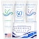 BERGMAN KELLY Hotel Toiletries Bundle White Tea 1 oz each 200 Pieces 4Piece Set 50 Rectangular Bar Soap 50 Shampoo 50 Conditioner 50 Body Lotion Bulk Mini Guest Amenities