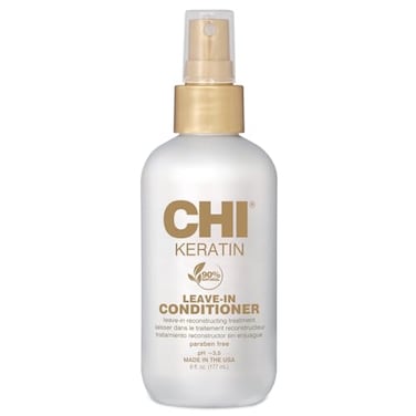 CHI Keratin Leavein Conditioner Hydrating Conditioner For Restoring Softness Preventing Breakage Great For Daily Use Sulfatefree 6 Oz