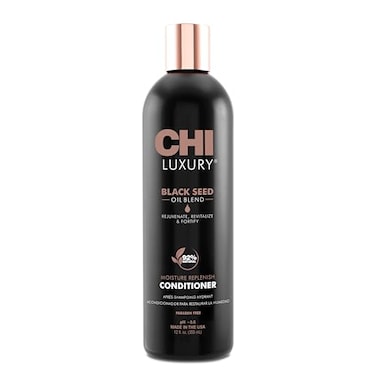 CHI Luxury Black Seed Oil Moisture Replenish Conditioner Strengthens for Soft Hair Replenishes Moisture Sulfate Paraben GlutenFree 12 Oz