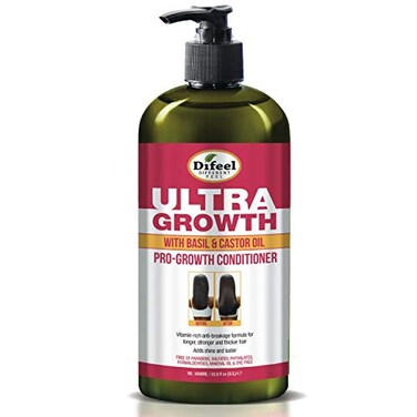 Difeel Ultra Growth Basil Castor Oil Pro Growth Conditioner 338 oz