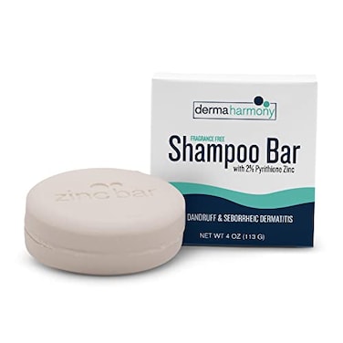 Dermaharmony 2 Pyrithione Zinc Shampoo Bar for dandruff and seborrheic dermatitis Fragrance Free 4 Oz