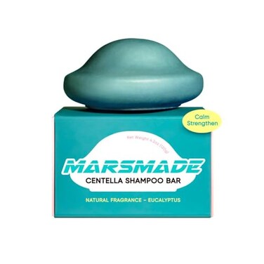 MARS MADE Centella Shampoo Bar 20 Hydrating Moisturizing Natural Hair Soap Bar Shampoo for Hair Scalp Nourishment Bathing Soap Solid Shampoo for All Hair Types 120g 423oz