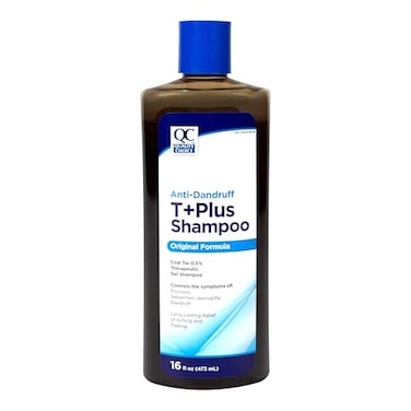 Quality Choice Therapeutic TPlus Coal Tar Gel AntiDandruff Shampoo 05 Coal Tar Original Strength 16 Fl Oz