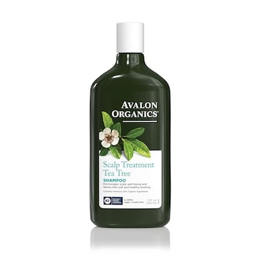 Avalon Organics Scalp Treatment Tea Tree Shampoo Encourages Scalp WellBeing and Leaves Hair Soft 11 Fluid Ounces
