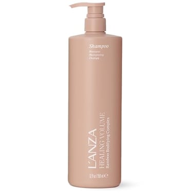 Lâ€ANZA LANZA Healing Volume Thickening Shampoo Boosts Shine Volume and Thickness for Fine and Flat Hair Rich with Bamboo Bodifying Complex and Keratin 3379 Fl Oz