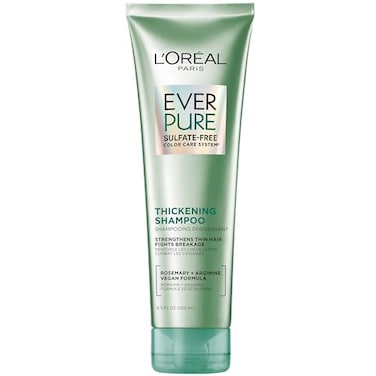 L'Oreal Paris LOreal Paris Thickening Sulfate Free Shampoo Thickens Strengthens Thin Fragile Hair Hair Care with Rosemary Leaf EverPure 85 Fl Oz Packaging May Vary