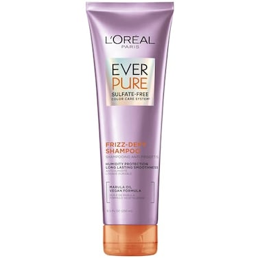 L'Oreal Paris LOreal Paris Sulfate Free Frizz Defy Shampoo Frizz Control Hair Care with Marula Oil EverPure 85 Fl Oz Packaging May Vary