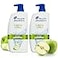 Head & Head Shoulders AntiDandruff Shampoo with 1 Pyrithione Zinc Clinically Proven Scalp Care Treatment Fresh Green Apple Scent 321 Fl Oz Each 2 Pack