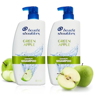 Head & Head Shoulders AntiDandruff Shampoo with 1 Pyrithione Zinc Clinically Proven Scalp Care Treatment Fresh Green Apple Scent 321 Fl Oz Each 2 Pack