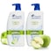 Head & Head Shoulders AntiDandruff Shampoo with 1 Pyrithione Zinc Clinically Proven Scalp Care Treatment Fresh Green Apple Scent 321 Fl Oz Each 2 Pack