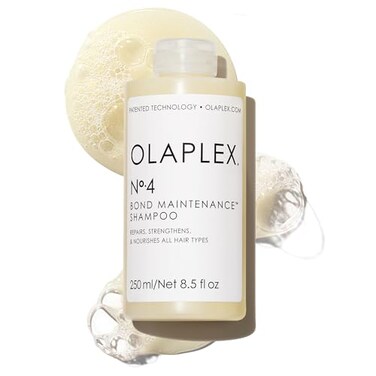 Olaplex N 4 Bond Maintenance Shampoo Reduces Breakage Strengthens Hair Hydrates Smooths Detangles For Coily Curly Straight and Wavy Stocking Stuffer 250 mL 85 Fl Oz