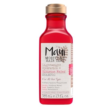 Maui Moisture Lightweight Hydration Hibiscus Water Shampoo Moisturizing Aloe Vera Shampoo Softens Curly Hair Vegan SulfateFree Surfactants 13 Fl Oz