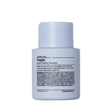 J Beverly Hills Blue Fragile Colour Preserve Shampoo with Sage Oil to Brighten Color 3 Oz